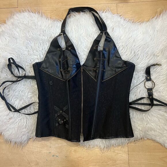 No Brand Other - Women’s black corset perfect for halloween costume XL